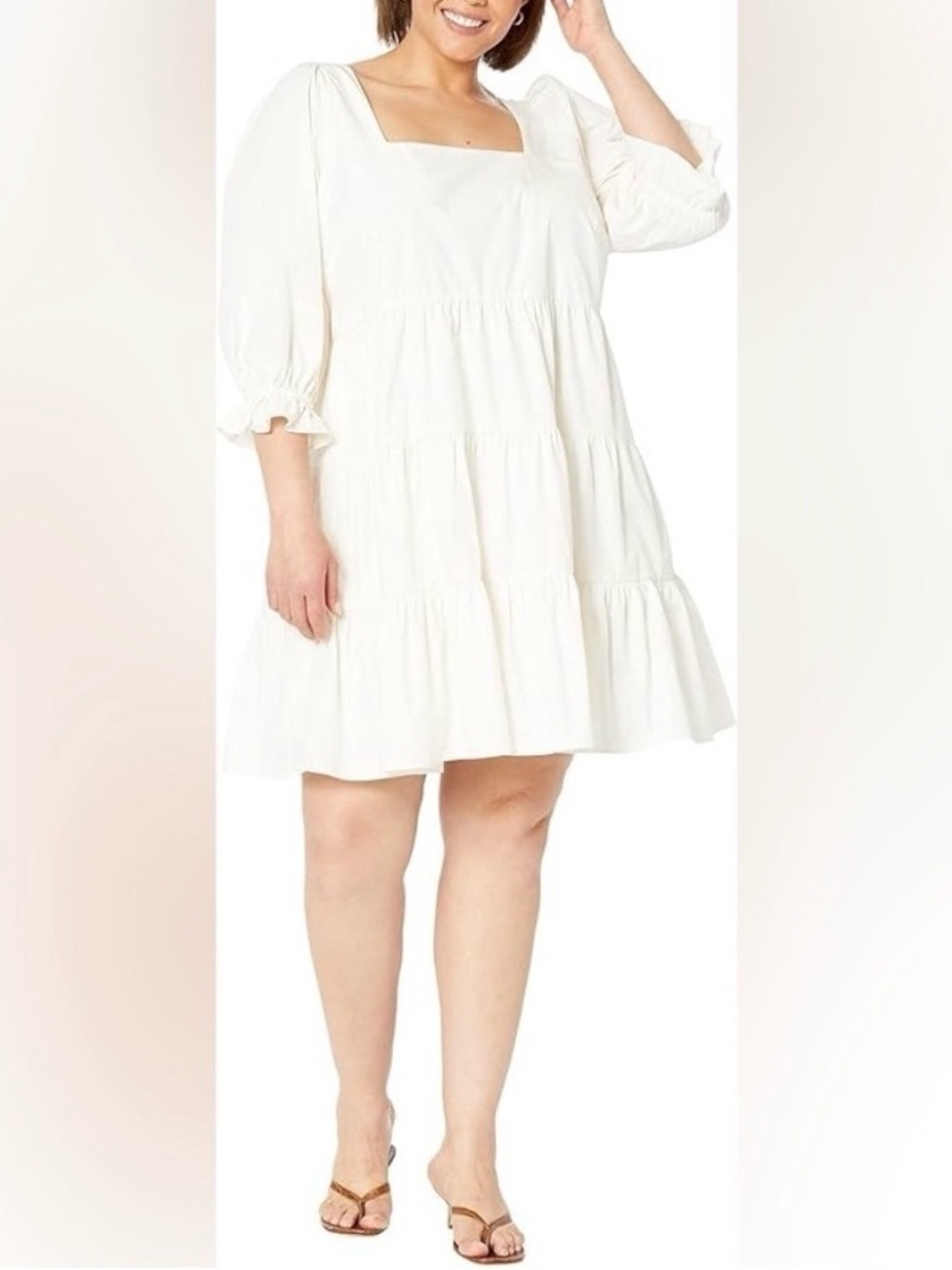 NWT Madewell Poplin Lizzie Babydoll Dress in Lighthouse Womens 22W